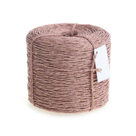 Oud roze goud - papier touw - 3 meter