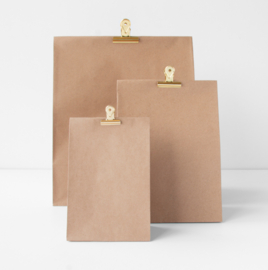 Binder clips goud groot