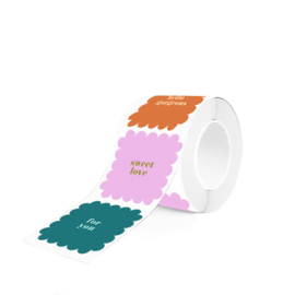 Stickers Multi - Cookie Bright- 5,5cm 6 stuks
