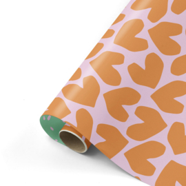 Cadeaupapier  Solo Hearts ’25 - 50cm x 3 m
