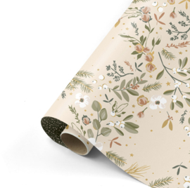 Cadeaupapier Let’s Decorate ’25 - naturel - 50 x 3 m