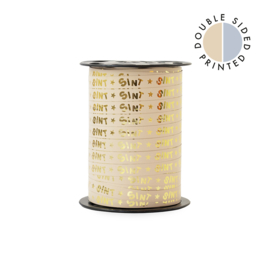 Sierlint sint letters beige – 10mm – 5m