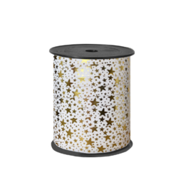Sierlint sterren - wit goud – 10mm – 5m