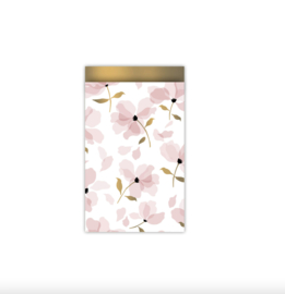 Bloemen cadeauzakjes Roze goud - 5 stuks - M