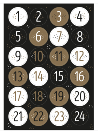 Stickervel Adventkalender