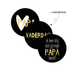 Stickers - vaderdag - 6 stuks