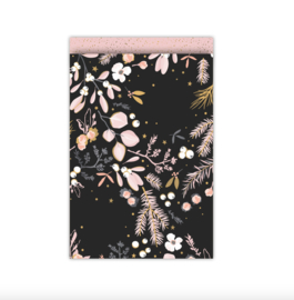 Cadeauzakjes Let's decorate - zwart - 17 x 25 cm (L) - 5 stuks