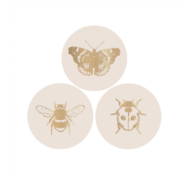 Stickers - Insecten - Rose goud