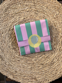 Cadeauzakjes colorblocking - Retro - 12x19 cm (M) - 5 Stuks