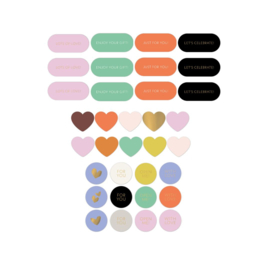 Sticker mix Spring 25 - 34 stuks