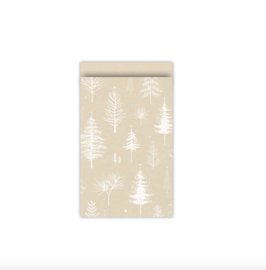Tree Diversity – cadeauzakjes – paperwise/wit - 12 x 19 cm (M) - 5 stuks