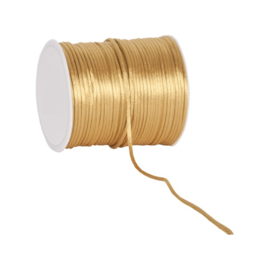 Silk cord - Goud - 3 meter