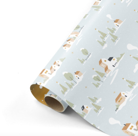 Cadeaupapier Home for Xmas - 50 cm x 3 meter