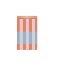 Cadeauzakjes colorblocking - warm - 12x19 cm (M) - 5 Stuks