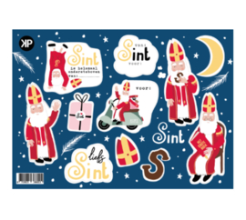 KP® A5 stickervel sinterklaas