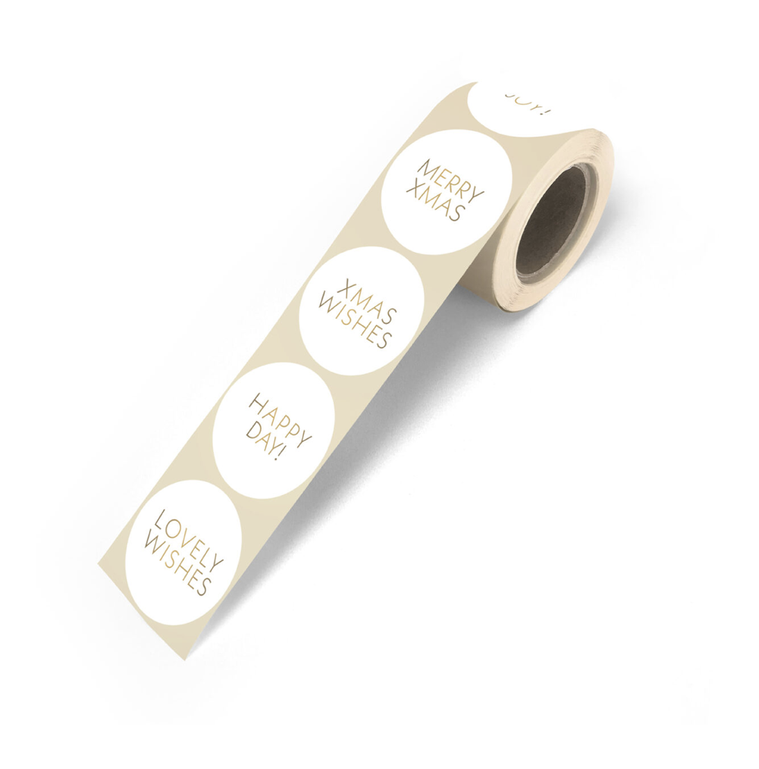 Lovely wishes - wit goud - 5 cm - 10 Stuks