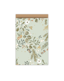 Cadeauzakje Let’s decorate ’25 - groen - 17x25cm - 5 Stuks