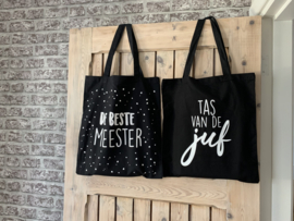 Zwarte canvas tas - Tas - De beste meester