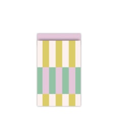 Cadeauzakjes colorblocking - Retro - 12x19 cm (M) - 5 Stuks