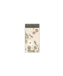 Cadeauzakje Let’s decorate ’25 - naturel - 7x13 cm - 5 stuks