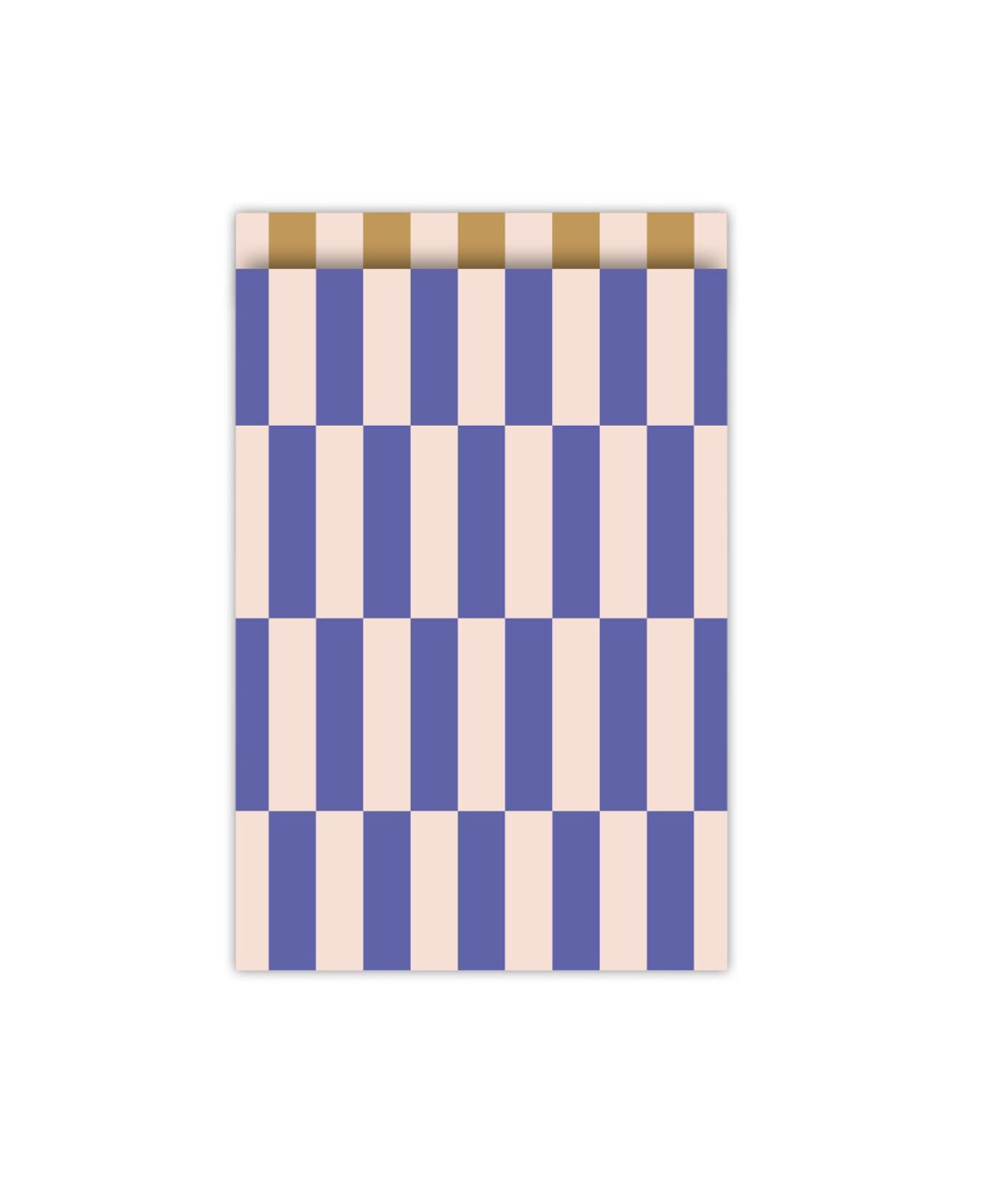 Cadeauzakje Colorblocking Duotone - Blauw - 17x25cm - 5 Stuks