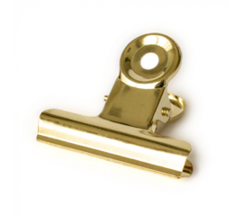 Office clips goud groot