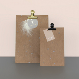 Office clips goud klein