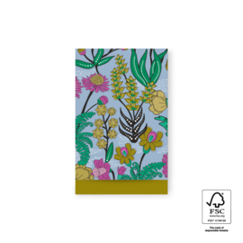 Cadeauzakjes flowers vintage - 12x19 cm (M) - 5 Stuks