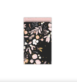 Cadeauzakjes Let's decorate - zwart - 12x19 cm (M) - 5 Stuks