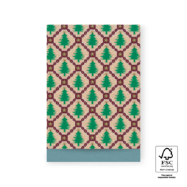 Cadeauzakjes kerstboom - 17 x 25 cm (L) - 5 stuks