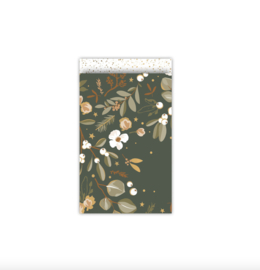 Cadeauzakjes Let's decorate - groen - 12x19 cm (M) - 5 Stuks