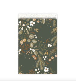 Cadeauzakjes Let's decorate  - groen - 17 x 25 cm (L) - 5 stuks
