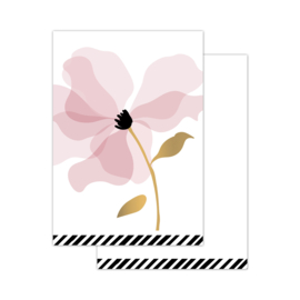 Mini-kaart Layered Petals | Roze