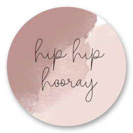 Sticker Hip Hip Hooray