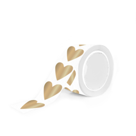 Sticker Mini hart | Goud