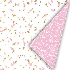 Cadeaupapier Sow Roze | 30 x 200 CM