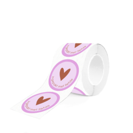 Sticker Ingepakt met liefde