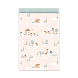 Cadeauzakje Home for X-Mas | 17 x 25 CM