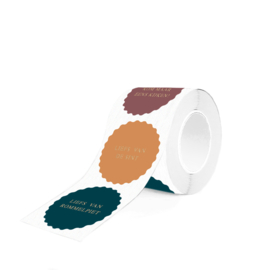 Sint Sticker Multi liefs van.. | 3 faded kleuren