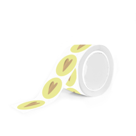 Sticker Hart | Yellow - Goud