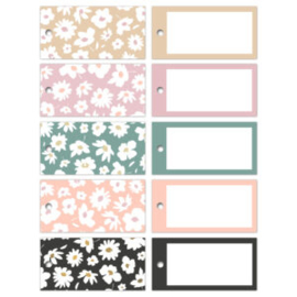 Cadeaulabel Millefleurs | 5 stuks