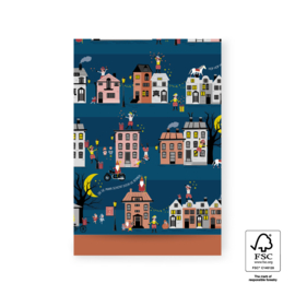 Cadeauzakje Sint Straat | 17 x 25 CM