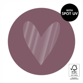 Sticker Heart Spot UV