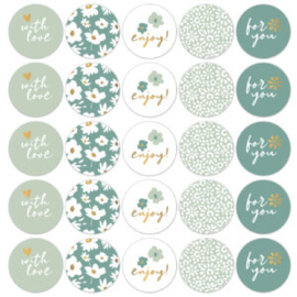 Sticker Coeurs de Fleurs | Cool