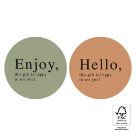 Sticker Duo Enjoy- Hello