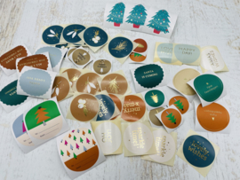 Stickerset Kerst | 40 stickers