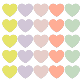 Sticker Hearts Mix | Fresh
