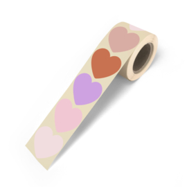 Sticker Hearts Mix | Warm