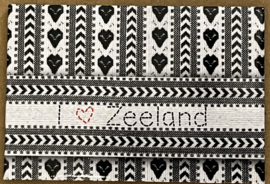 Magneet Schortenbont I love Zeeland