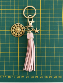 Tassenhanger Zeeuwse Knoop en zeester roze